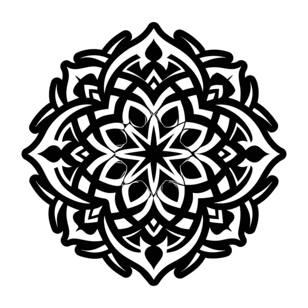 Mozaik çiçek dövmesinin katı bir simgesi