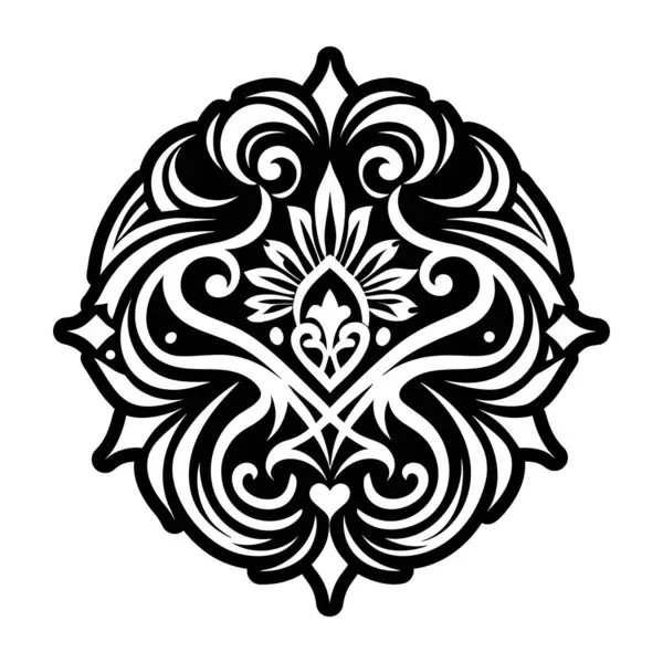 Halı desenli dövme tasvir eden bir sembol