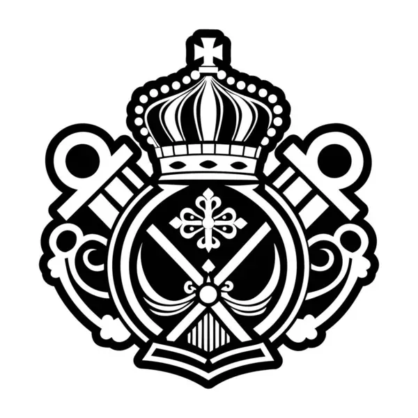 Vatikan papalık dövmesini gösteren bir simge