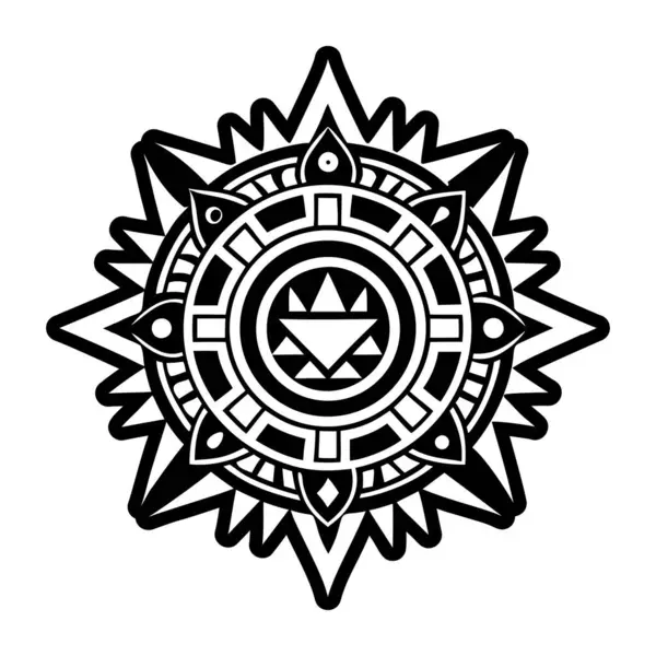 Güneş taşı dövme sembolünü temsil eden sembol