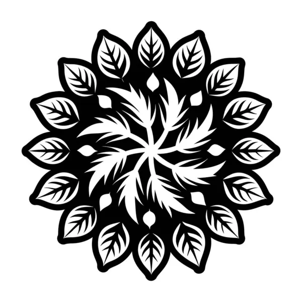 Yaprak sembolü dövmesinin sembolü.