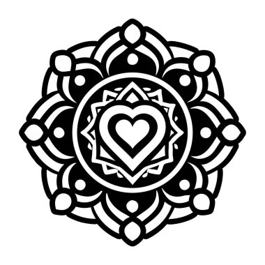 Geometrik minnettarlık dövmesi gösteren şekil simgesi