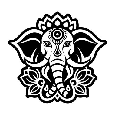 Fil dövmesinin katı bir simgesi.