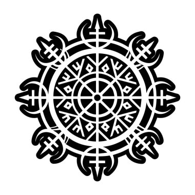 Viking pusulasının doldurulmuş bir simgesi