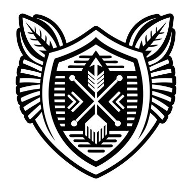 Minnettarlık kalkanı gösteren bir sembol