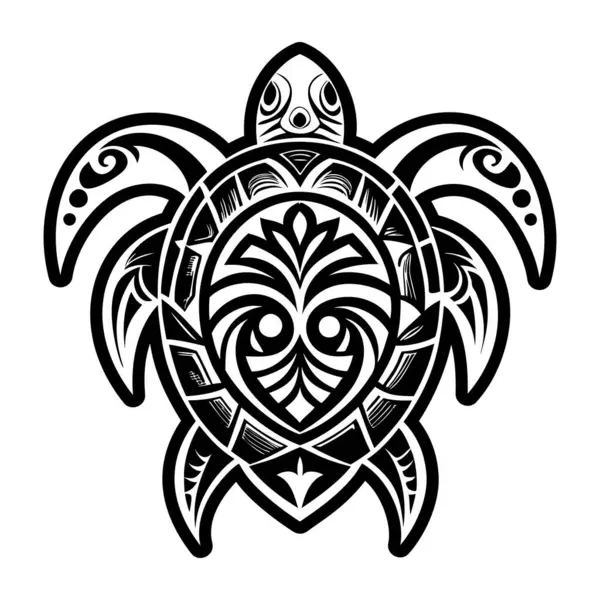 Kaplumbağa dövmesinin katı bir simgesi.