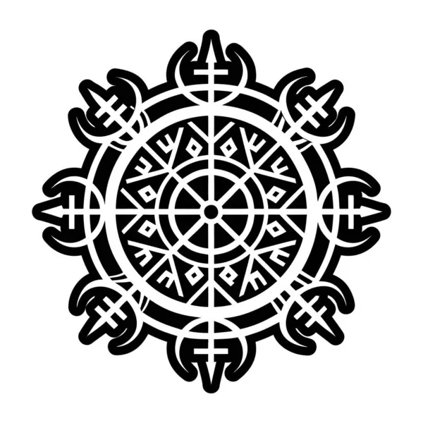 Viking pusulasının doldurulmuş bir simgesi