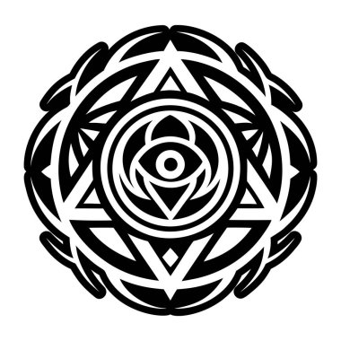 Astral ışık sembolünün tam biçimli simgesi