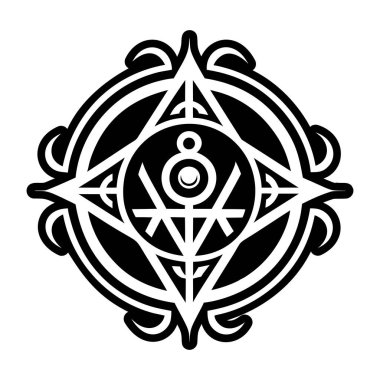 Projeksiyon dövmesinin tam biçimli bir simgesi