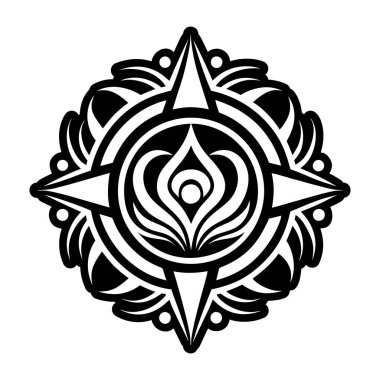 Ruhani enerji sembolünün katı bir simgesi