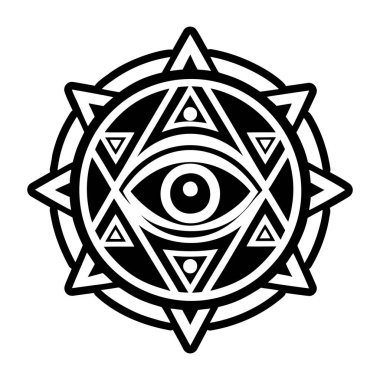 Üçüncü göz sembolünün bir simgesi.