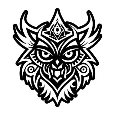 Hayvan ruhu dövmesinin sembolü.