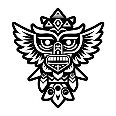 Totem dövmesinin sağlam bir simgesi