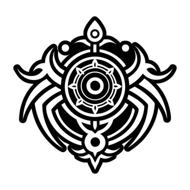 Enerji küresi dövmesinin bir simgesi.