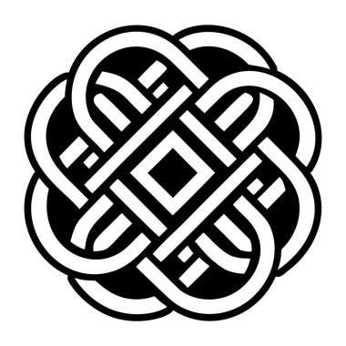 Düğüm dövmesinin katı bir simgesi