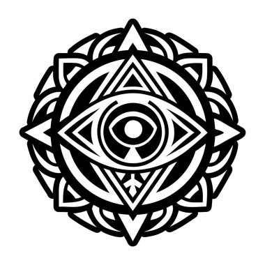 Şeytan gözü sembolünün katı bir simgesi.