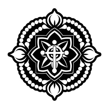 Bir tespih dövmesi simgesi.