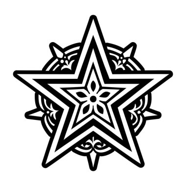 Dilek yıldız simgesinin katı bir simgesi