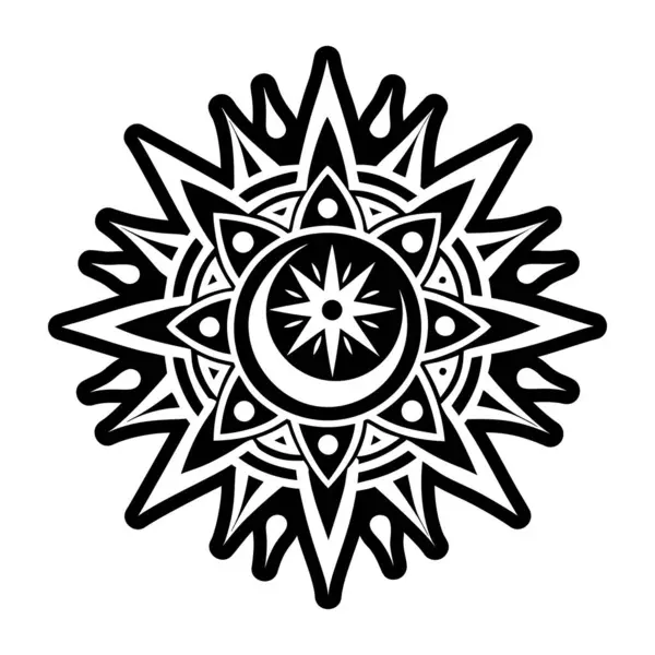 Mistik Ay sembolünün katı bir simgesi