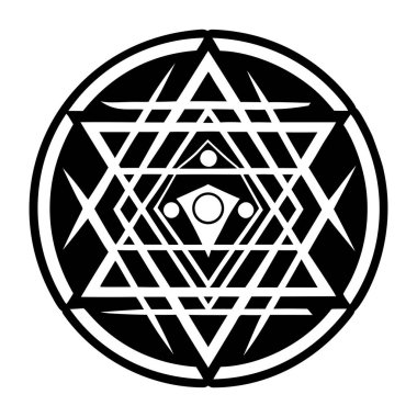 Tam biçimli ilahi geometri simgesi