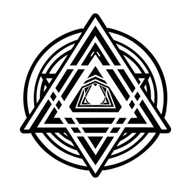 Üçgenin katı biçim simgesi