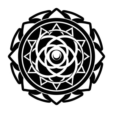 Çakranın kabartma tarzı simgesi