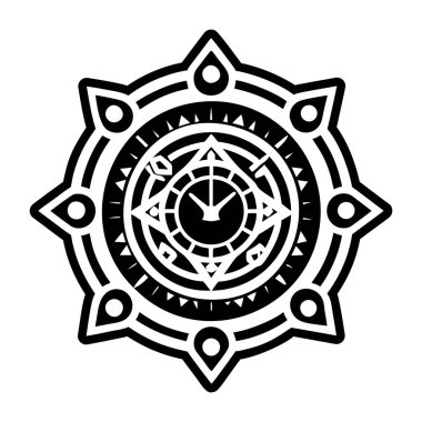 Katı bir saat biçimi simgesi