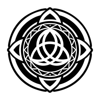 Tam biçimli mistik geometri simgesi
