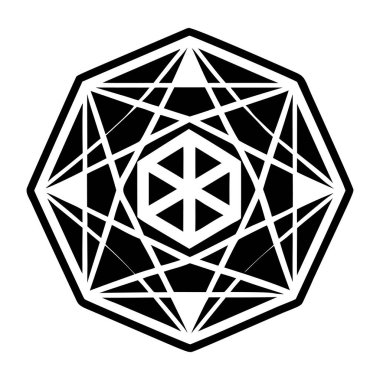 Bir ikosahedron simgesi