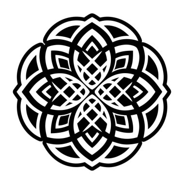 Katı biçiminde Geometrik taç yaprakları simgesi