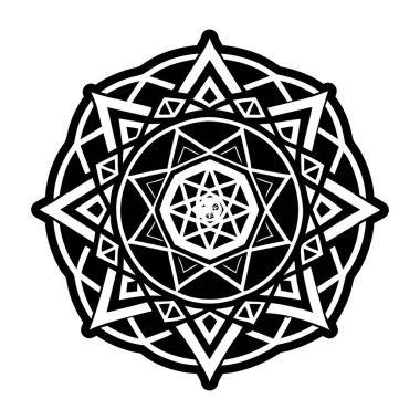 Kabartma biçiminde kozmik şablon simgesi