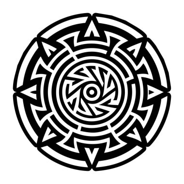 Labirentin bir simgesi.