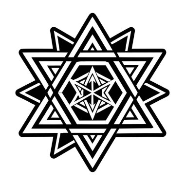 Merkaba yıldız simgesi