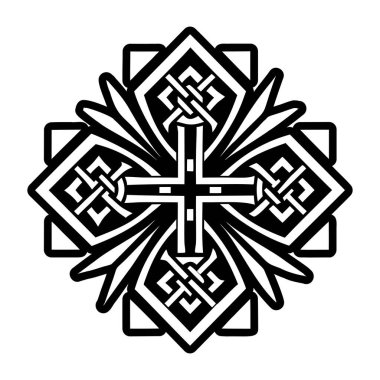 Katı biçimde çapraz desen simgesi