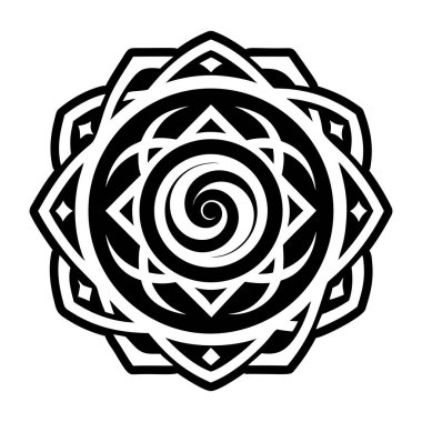 Dolu biçimdeki Zen spiral simgesi