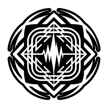 Katı biçimde ses dalgası simgesi