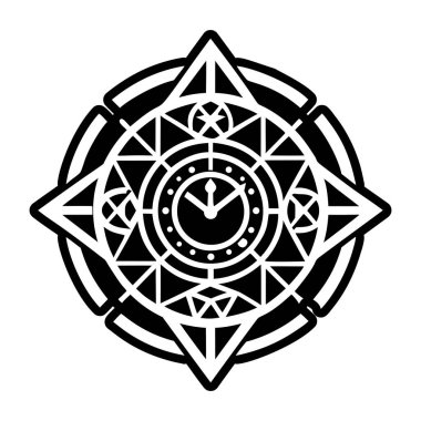 Saat dövme simgesi tam biçiminde