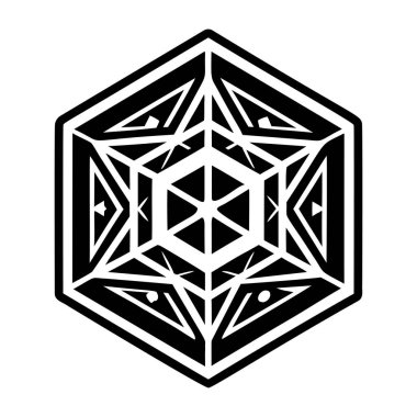 Katı biçimdeki zamansız küp simgesi