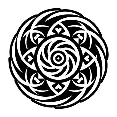 Spiral sanat simgesi biçiminde