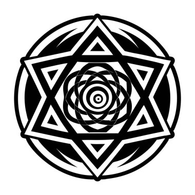 Katı biçimde ayinsel geometri simgesi