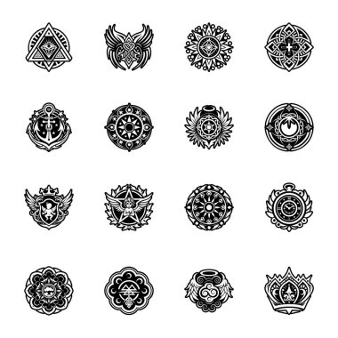 Kelt melek dövmesinin doldurulmuş bir simgesi.