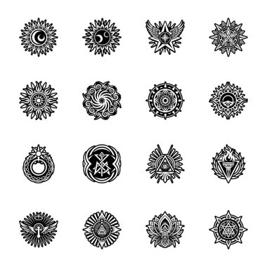 Kutsal üçgen sembolünün bir simgesi.