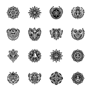 Trompet dövmesinin doldurulmuş bir simgesi