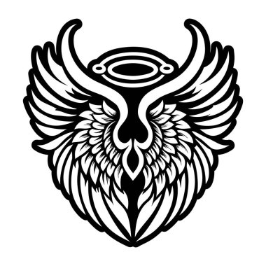 Kanat dövmesinin sembolü.