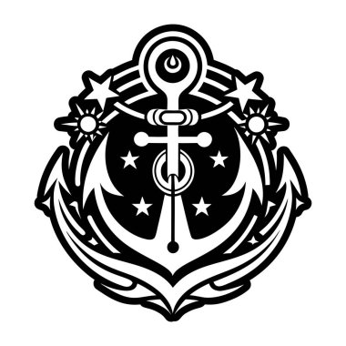 Çapa dövmesinin katı bir simgesi