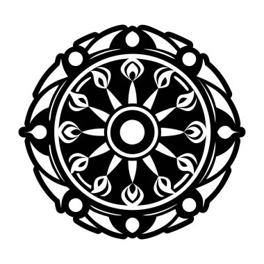 İlahi ışık dövmesinin katı bir simgesi