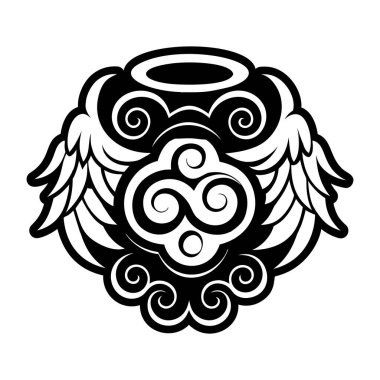 Melek girdabı dövmesinin bir simgesi.