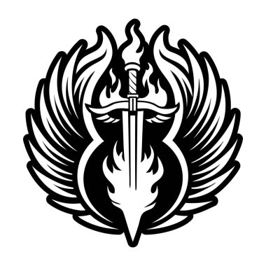 Kılıç sembolünün katı biçim simgesi