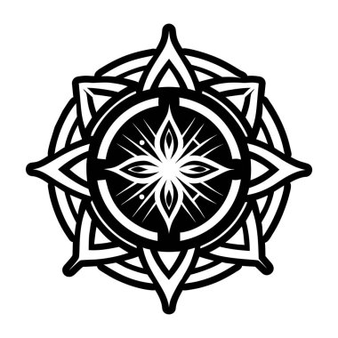 Ruhani dövmenin katı bir simgesi