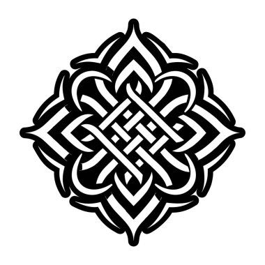 Kelt sembolünün doldurulmuş bir biçim simgesi